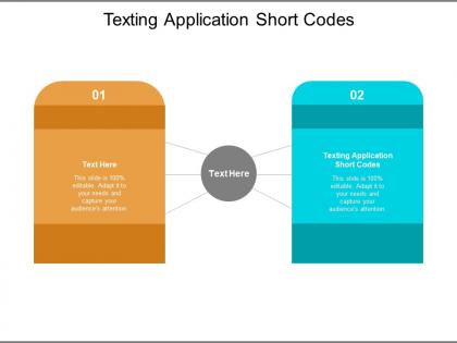 Texting application short codes ppt powerpoint presentation model icon cpb