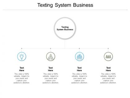 Texting system business ppt powerpoint presentation icon elements cpb