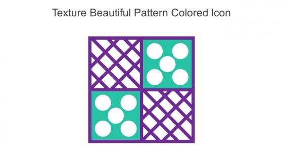 Texture Beautiful Pattern Colored Icon In Powerpoint Pptx Png And Editable Eps Format