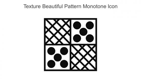 Texture Beautiful Pattern Monotone Icon In Powerpoint Pptx Png And Editable Eps Format