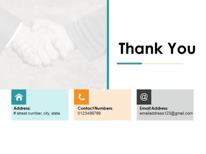 Thank you ppt ideas infographic template