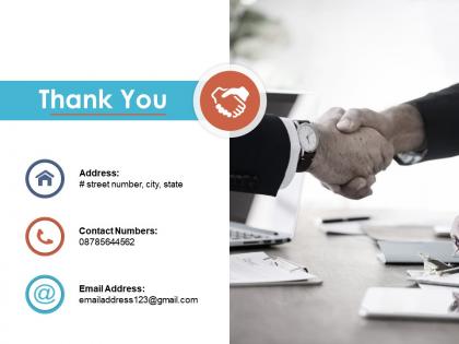 Thank you ppt summary designs download