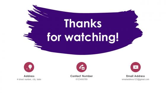 Thanks For Watching Staff Induction Training Guide Ppt Slides Visuals