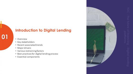 The Future Of Financing Digital Introduction To Digital Lending For Table Of Contents