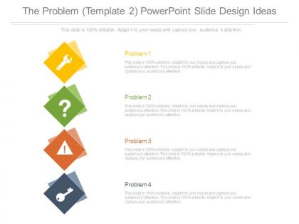 The problem template2 powerpoint slide design ideas