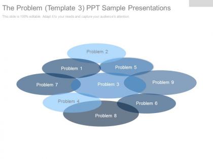 The problem template3 ppt sample presentations