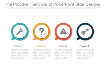 The problem template 2 powerpoint slide designs