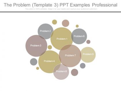 The problem template 3 ppt examples professional