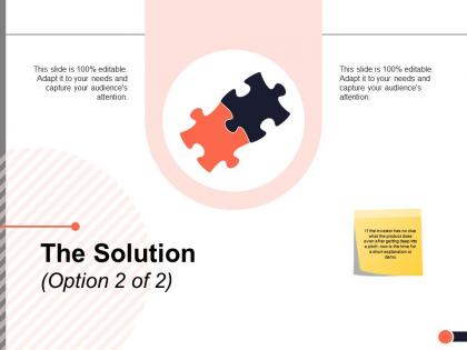 The solution option problem ppt powerpoint presentation visual aids example file