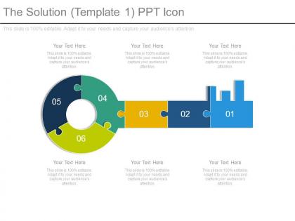 The solution template1 ppt icon