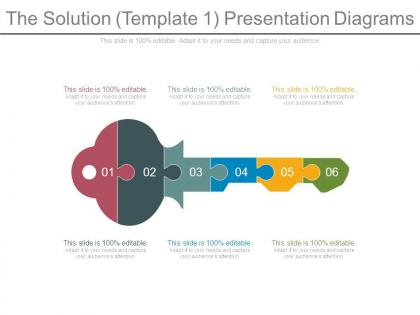 The solution template1 presentation diagrams