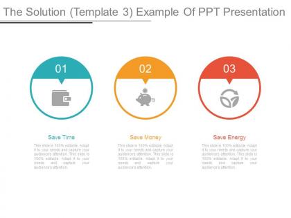 The solution template 3 example of ppt presentation