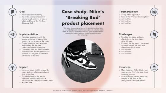 The Swoosh Effect Understanding Case Study Nikes Breaking Bad Product Placement Strategy SS V