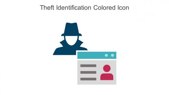 Theft Identification Colored Icon In Powerpoint Pptx Png And Editable Eps Format