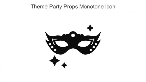 Theme Party Props Monotone Icon In Powerpoint Pptx Png And Editable Eps Format