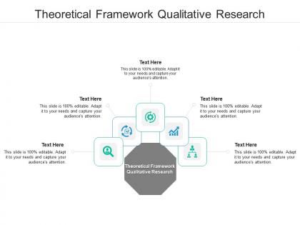 Theoretical framework qualitative research ppt powerpoint presentation ideas infographic template cpb