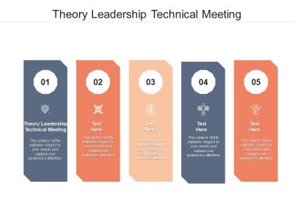 Theory leadership technical meeting ppt powerpoint presentation slides tips cpb