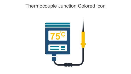 Thermocouple Junction Colored Icon In Powerpoint Pptx Png And Editable Eps Format