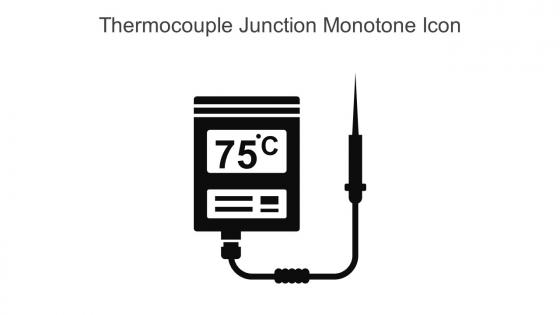 Thermocouple Junction Monotone Icon In Powerpoint Pptx Png And Editable Eps Format