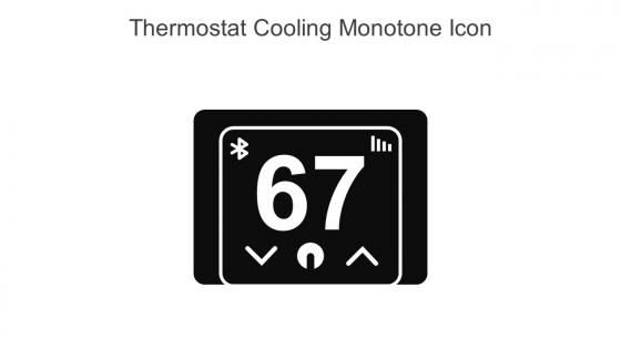Thermostat Cooling Monotone Icon In Powerpoint Pptx Png And Editable Eps Format