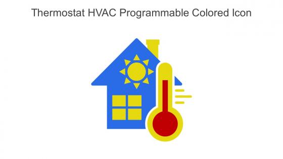 Thermostat HVAC Programmable Colored Icon In Powerpoint Pptx Png And Editable Eps Format