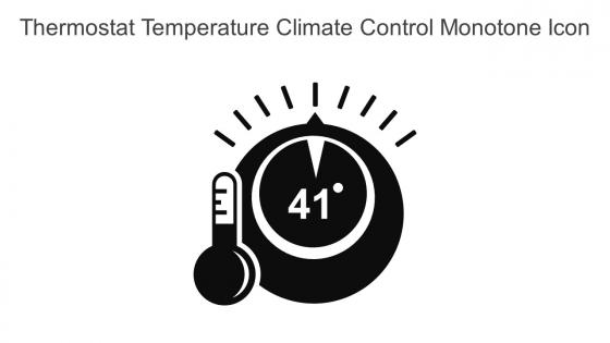 Thermostat Temperature Climate Control Monotone Icon In Powerpoint Pptx Png And Editable Eps Format