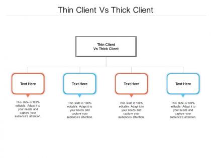Thin client vs thick client ppt powerpoint presentation pictures deck cpb