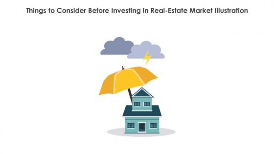 Things To Consider Before Investing In Real Estate Market Illustration