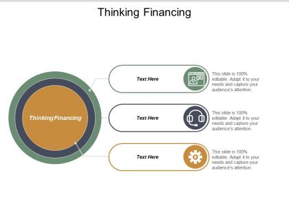 Thinking financing ppt powerpoint presentation professional clipart images cpb