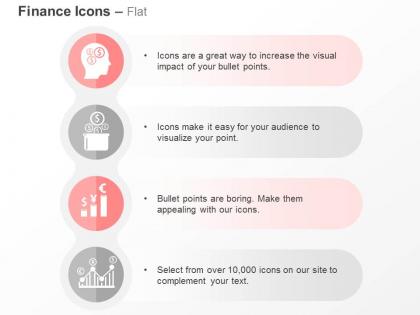Thinking of money save money financial growth and analysis ppt icons graphics