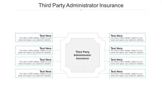 Third party administrator insurance ppt powerpoint presentation styles layout cpb