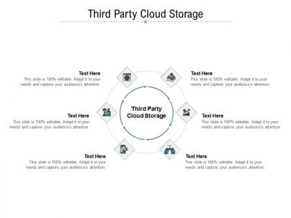 Third party cloud storage ppt powerpoint presentation infographics professional cpb