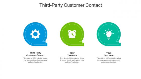 Third party customer contact ppt powerpoint presentation layouts visual aids cpb