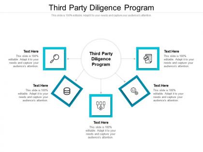 Third party diligence program ppt powerpoint presentation styles file formats cpb