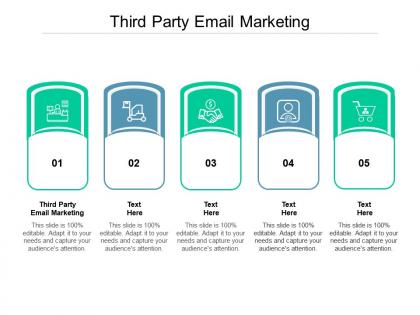 Third party email marketing ppt powerpoint presentation slides influencers cpb