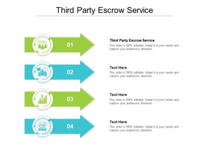 Third party escrow service ppt powerpoint presentation model example introduction cpb