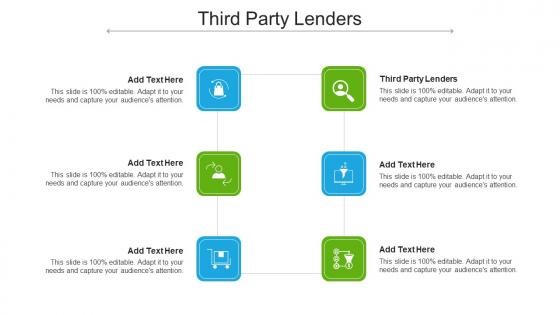 Third Party Lenders Ppt Powerpoint Presentation Layouts Skills Cpb