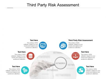 Third party risk assessment ppt powerpoint presentation gallery templates cpb