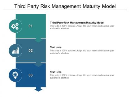 Third party risk management maturity model ppt powerpoint presentation icon graphics template cpb