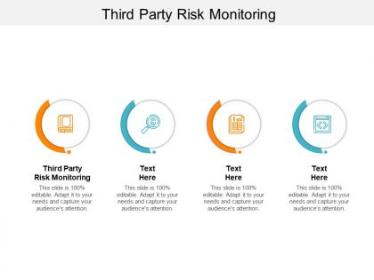 Third party risk monitoring ppt powerpoint presentation infographic template cpb