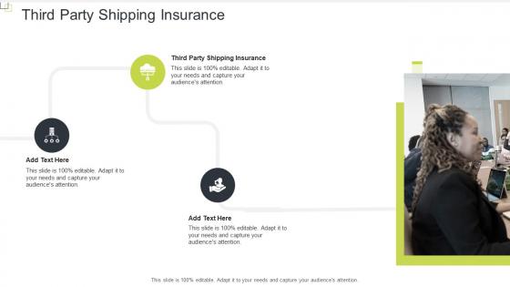 Third Party Shipping Insurance In Powerpoint And Google Slides Cpb