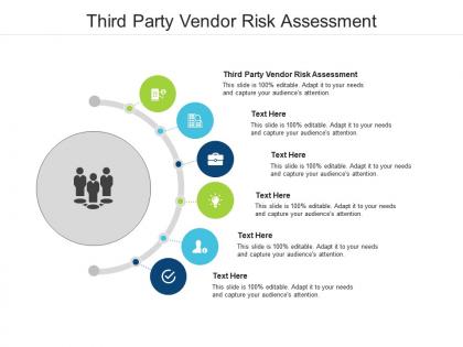 Third party vendor risk assessment ppt powerpoint presentation graphics cpb