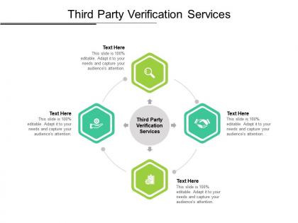 Third party verification services ppt powerpoint presentation infographic template rules cpb