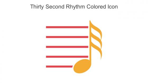 Thirty Second Rhythm Colored Icon In Powerpoint Pptx Png And Editable Eps Format