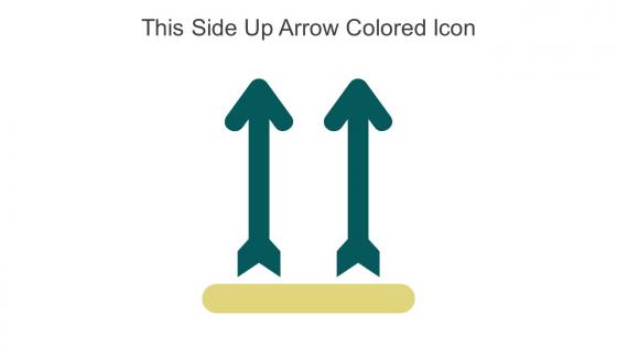 This Side Up Arrow Colored Icon In Powerpoint Pptx Png And Editable Eps Format