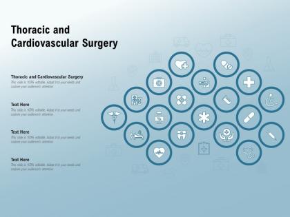 Thoracic and cardiovascular surgery ppt powerpoint presentation infographics show
