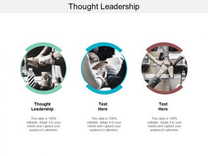 Thought leadership ppt powerpoint presentation inspiration cpb