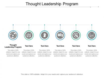 Thought leadership program ppt powerpoint presentation inspiration cpb