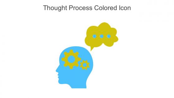 Thought Process Colored Icon In Powerpoint Pptx Png And Editable Eps Format