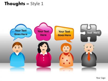 Thoughts style 1 ppt 3